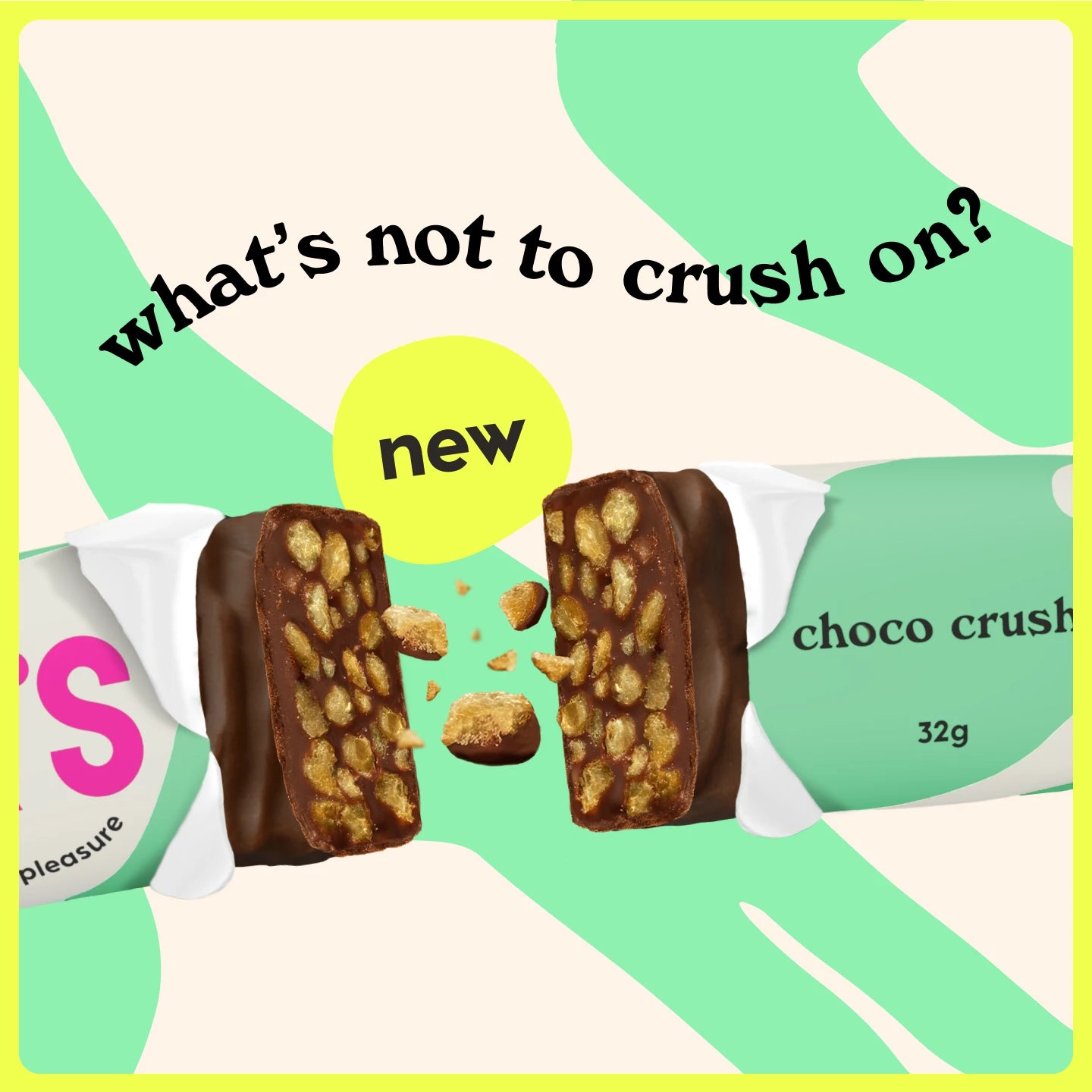 Шоколад "choco crush" 32g