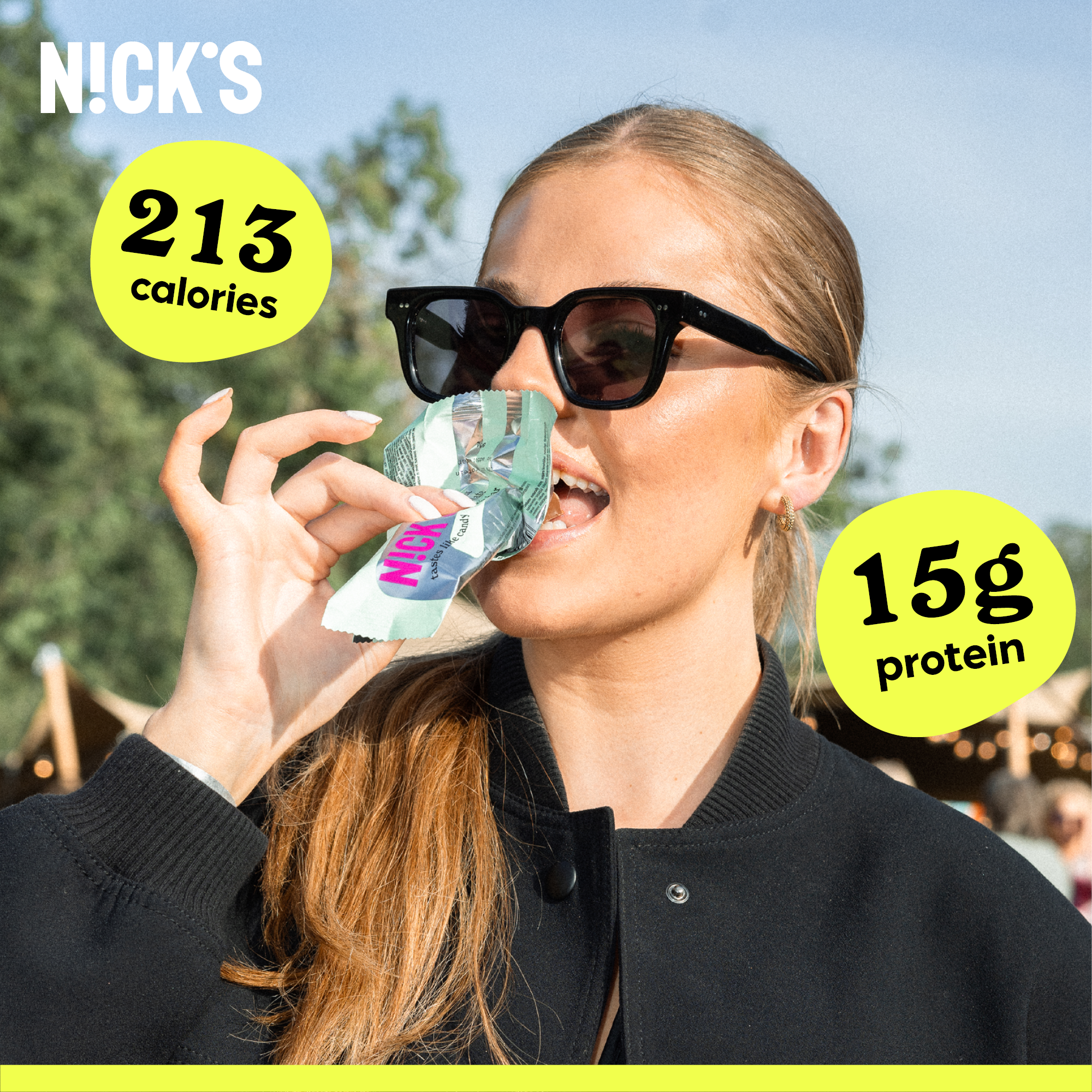 NICK'S Choco Crush Protein Bar 50 g