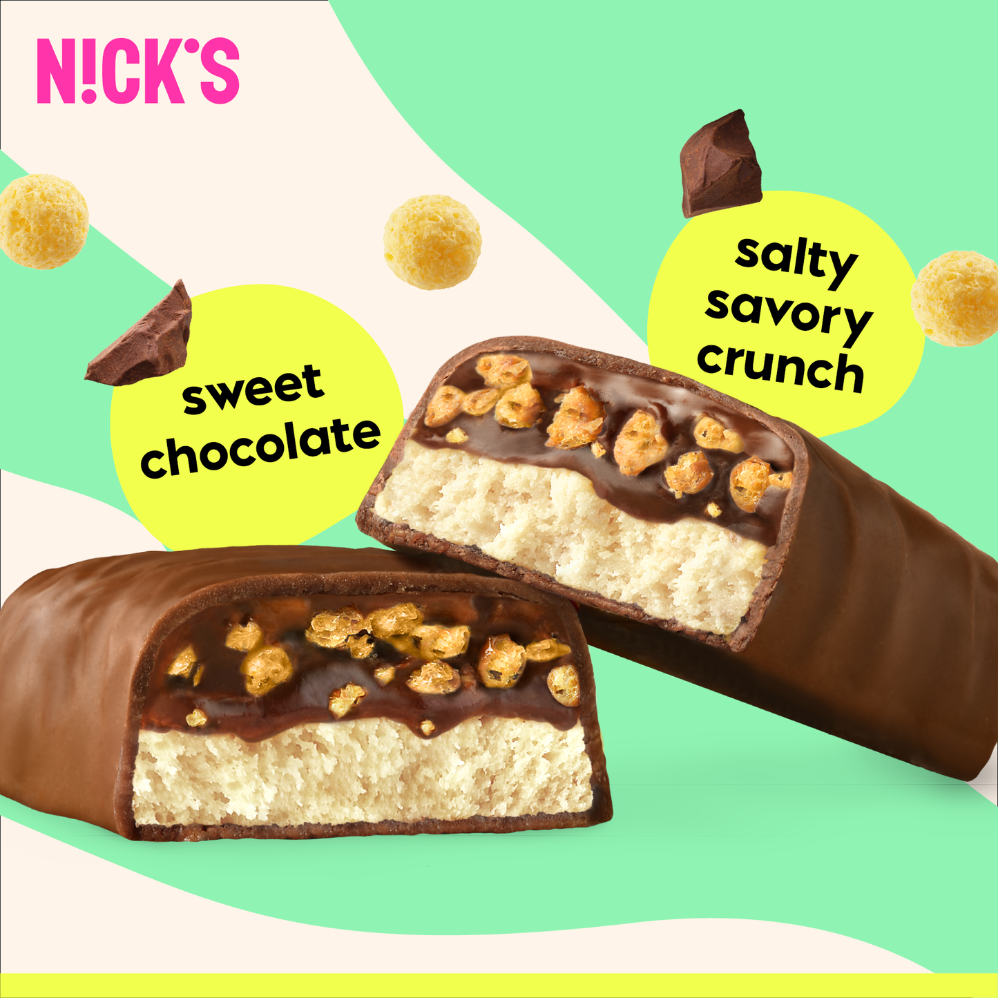 Proteīna batoniņš "choco crush" 12 x 50g