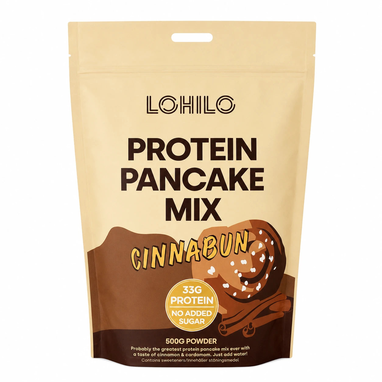 LOHILO Protein Pancake Mix Cinnabun 500 g