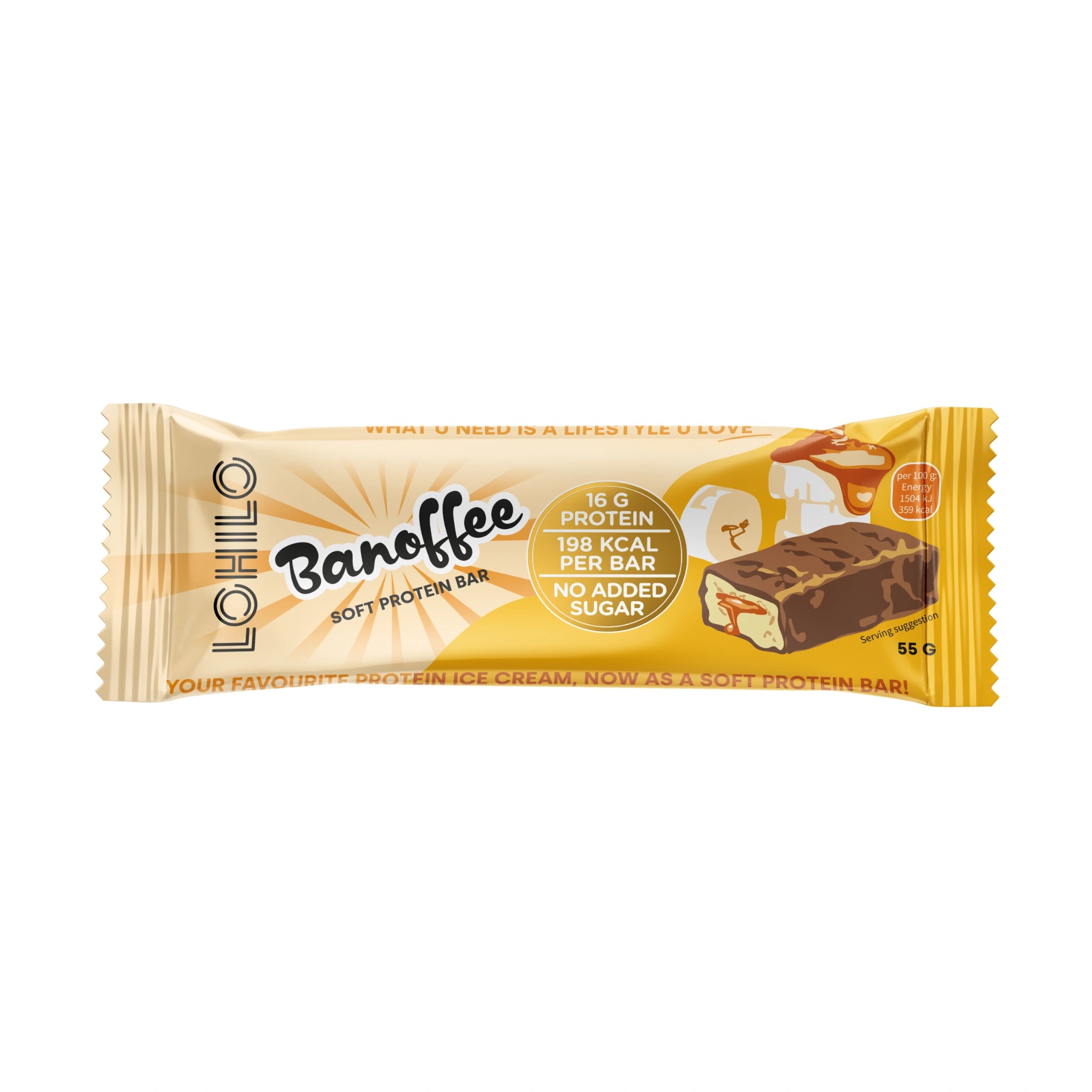 LOHILO Banoffee Protein Bar 55 g