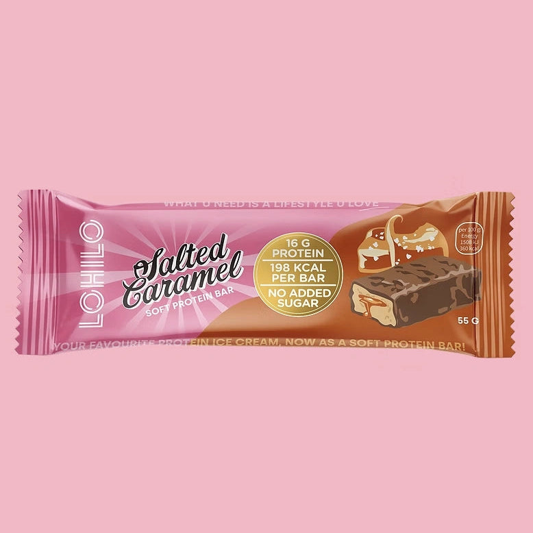 LOHILO Salted Caramel Protein Bar Box of 12