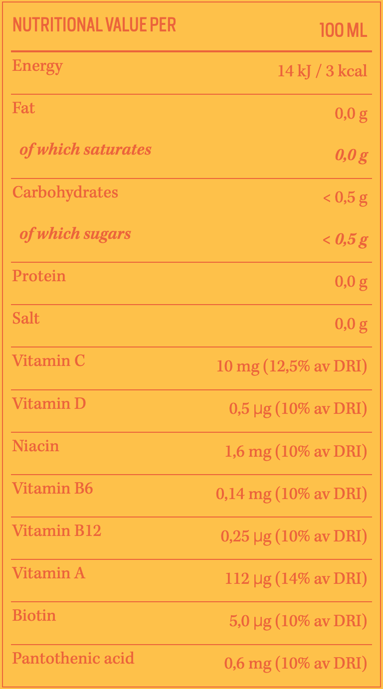 NJIE Lowcaly Mango Sugar-Free Fruit Drink 1 L