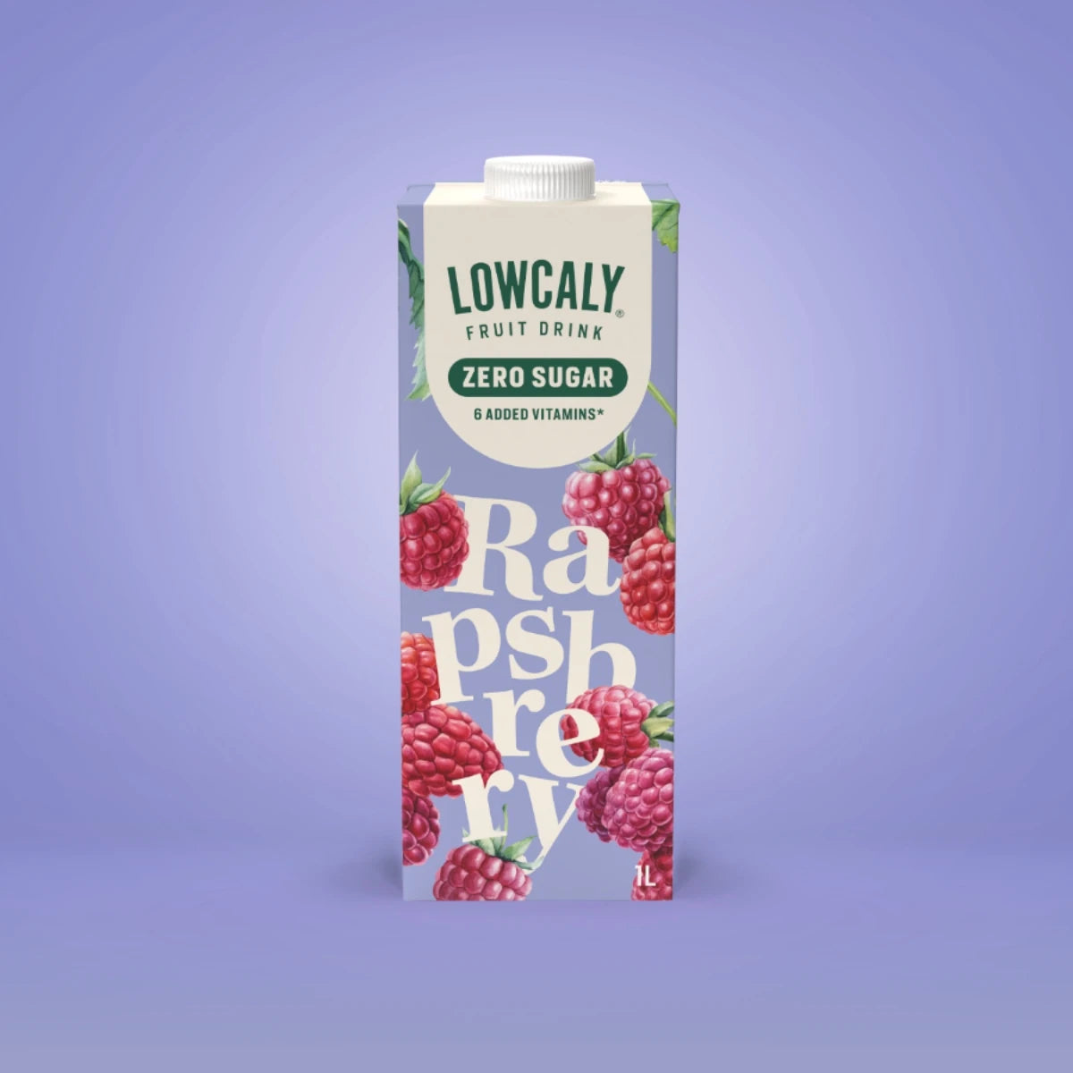 Lowcaly Raspberry Sorbet vaisių gėrimas be cukraus 10 vnt. dėžutėje