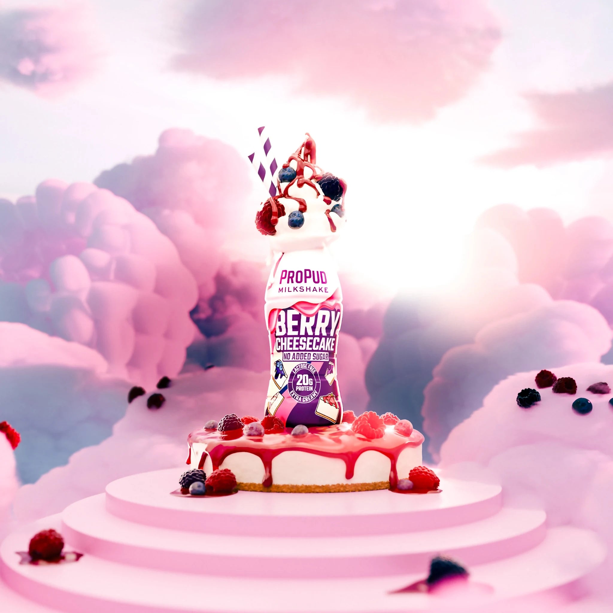 ProPud Berry Cheesecake Protein Shake 330 ml