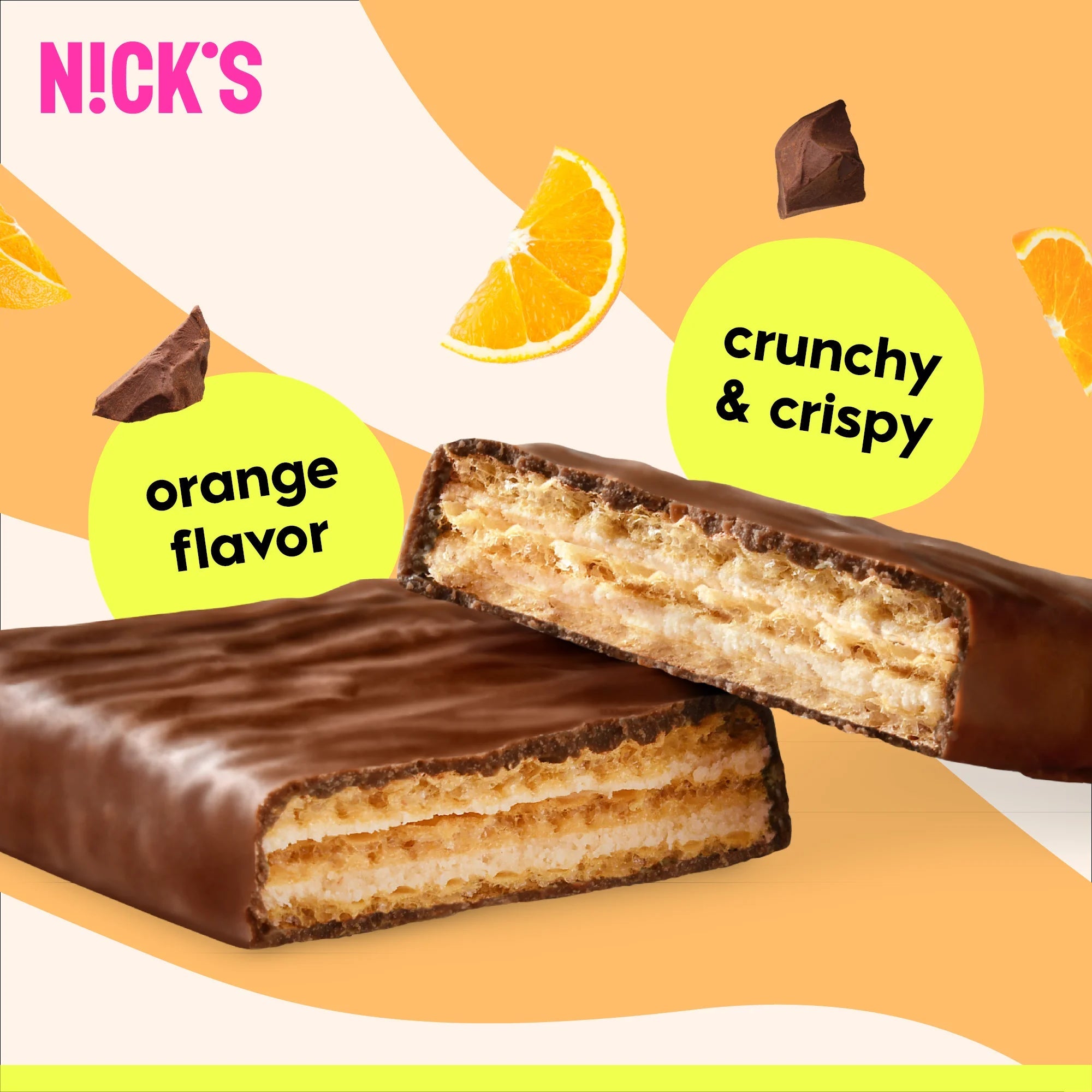 NICK'S Orange Protein Wafer 40 g