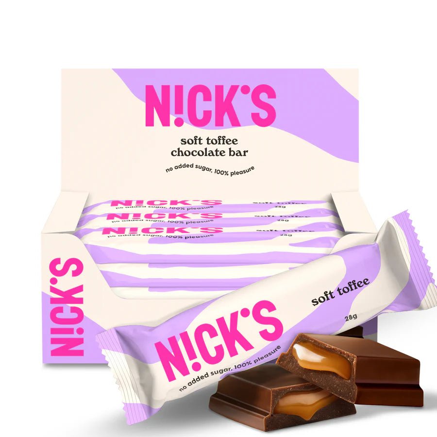 NICK’S Soft Toffee Chocolate Bar Box of 15