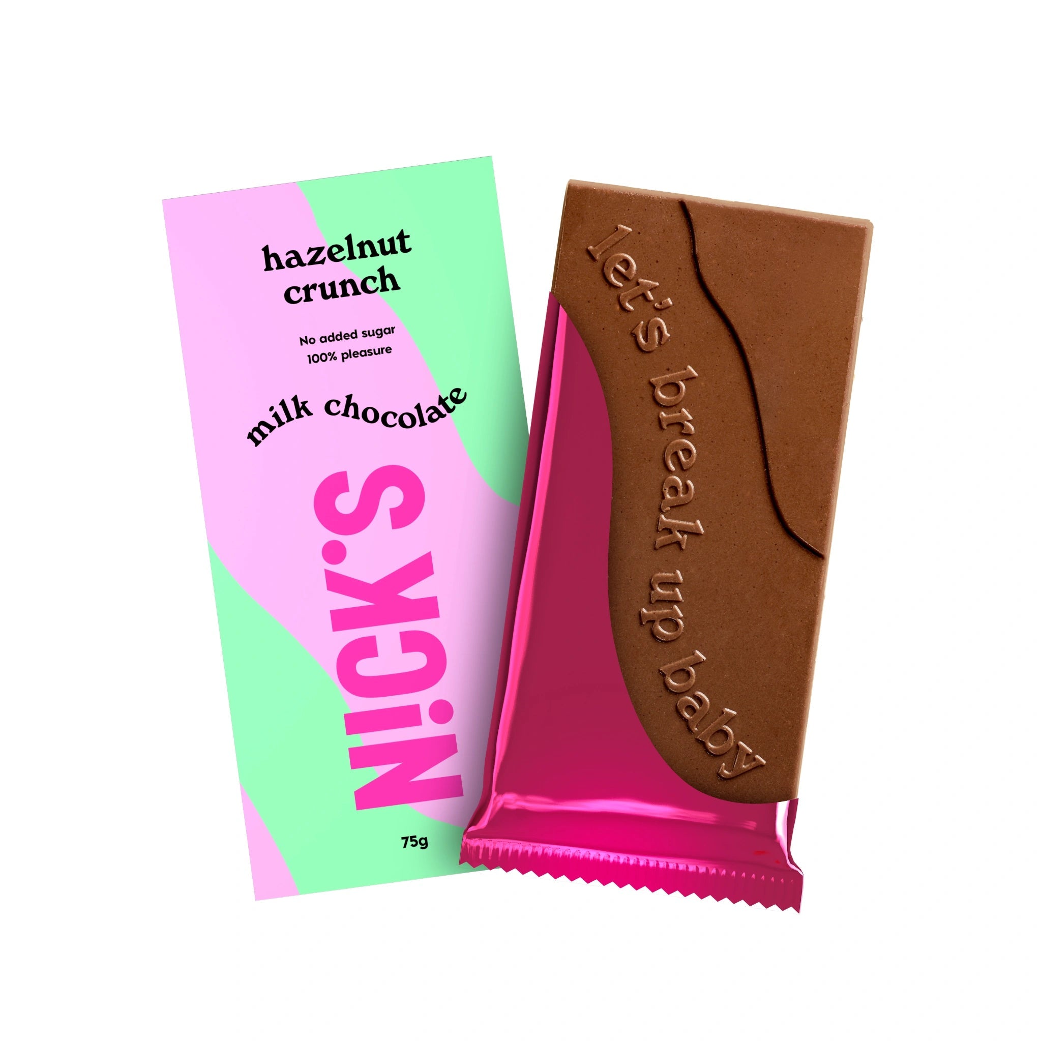 NICK’S Hazelnut Crunch Milk Chocolate Bar 75 g