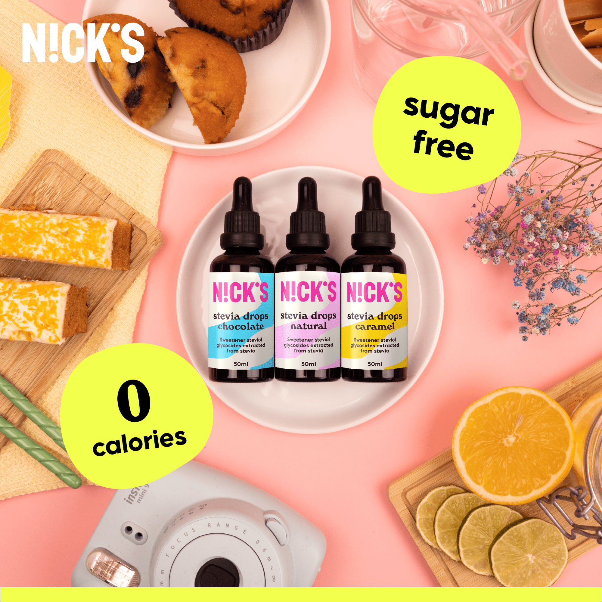 NICK’S Vanilla Stevia Drops 50 ml