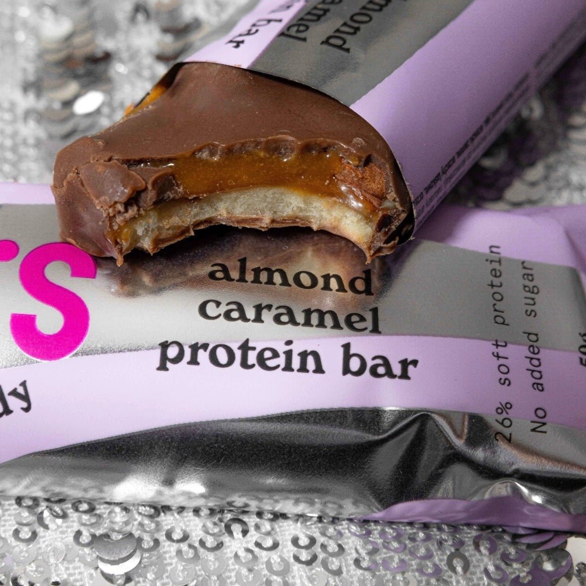 NICK'S-Proteiinibatoon "almond caramel" 12 x 50g - njom.ee