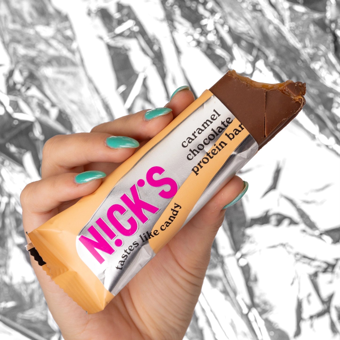 NICK'S-Proteiinibatoon "caramel chocolate" 50g - njom.ee