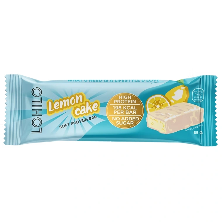LOHILO Lemon Protein Bar Box of 12