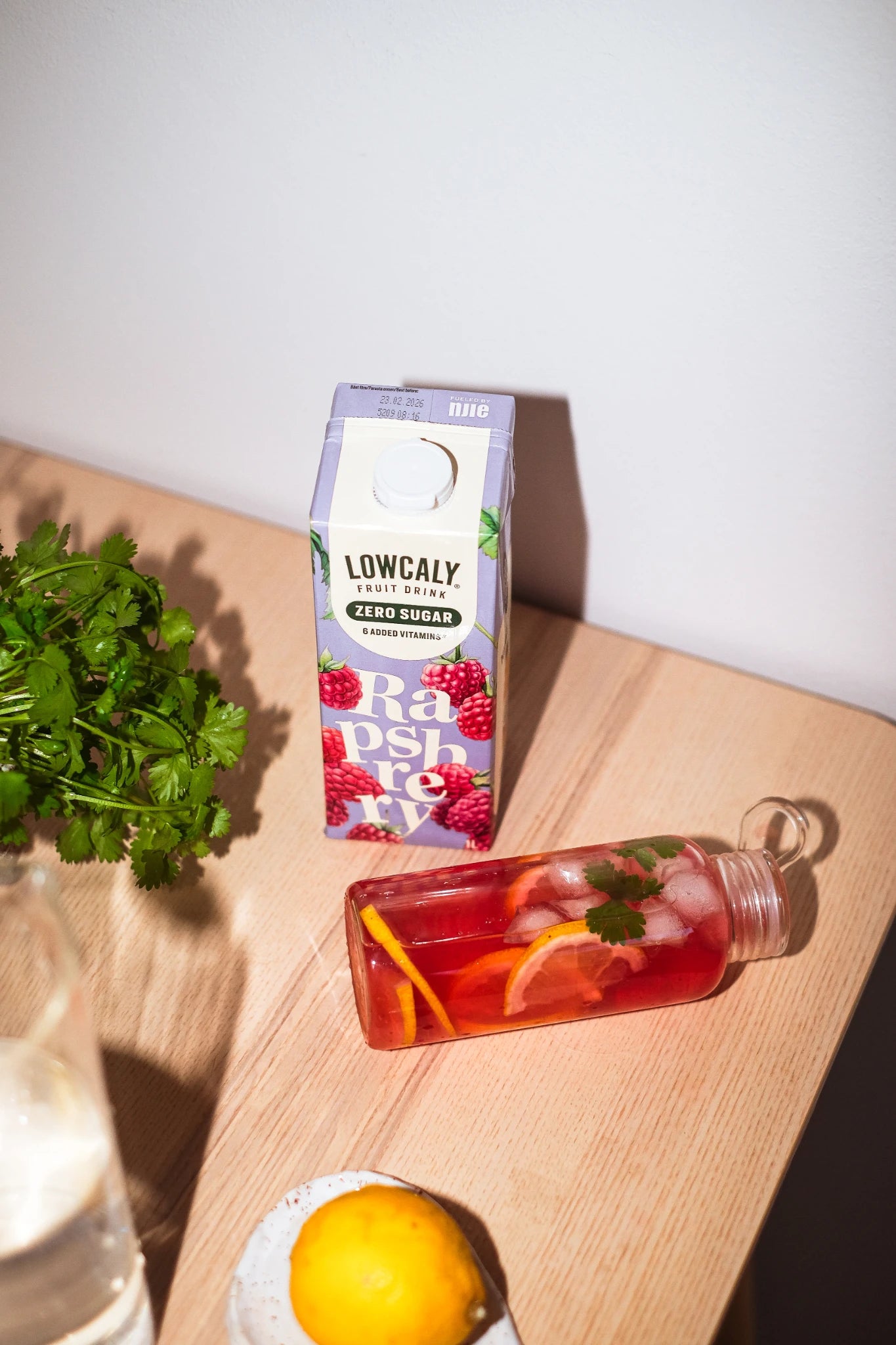 Lowcaly bezcukura augļu dzēriens "avenā sorbets" 1L