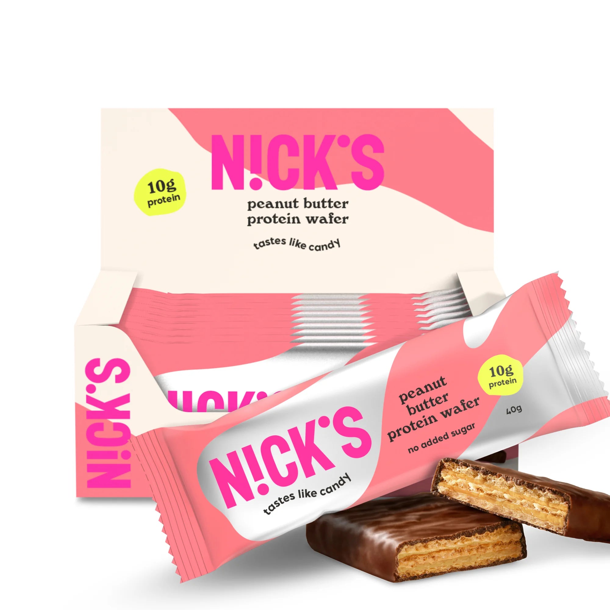 NICK'S Peanut Butter Protein Wafer Box of 12