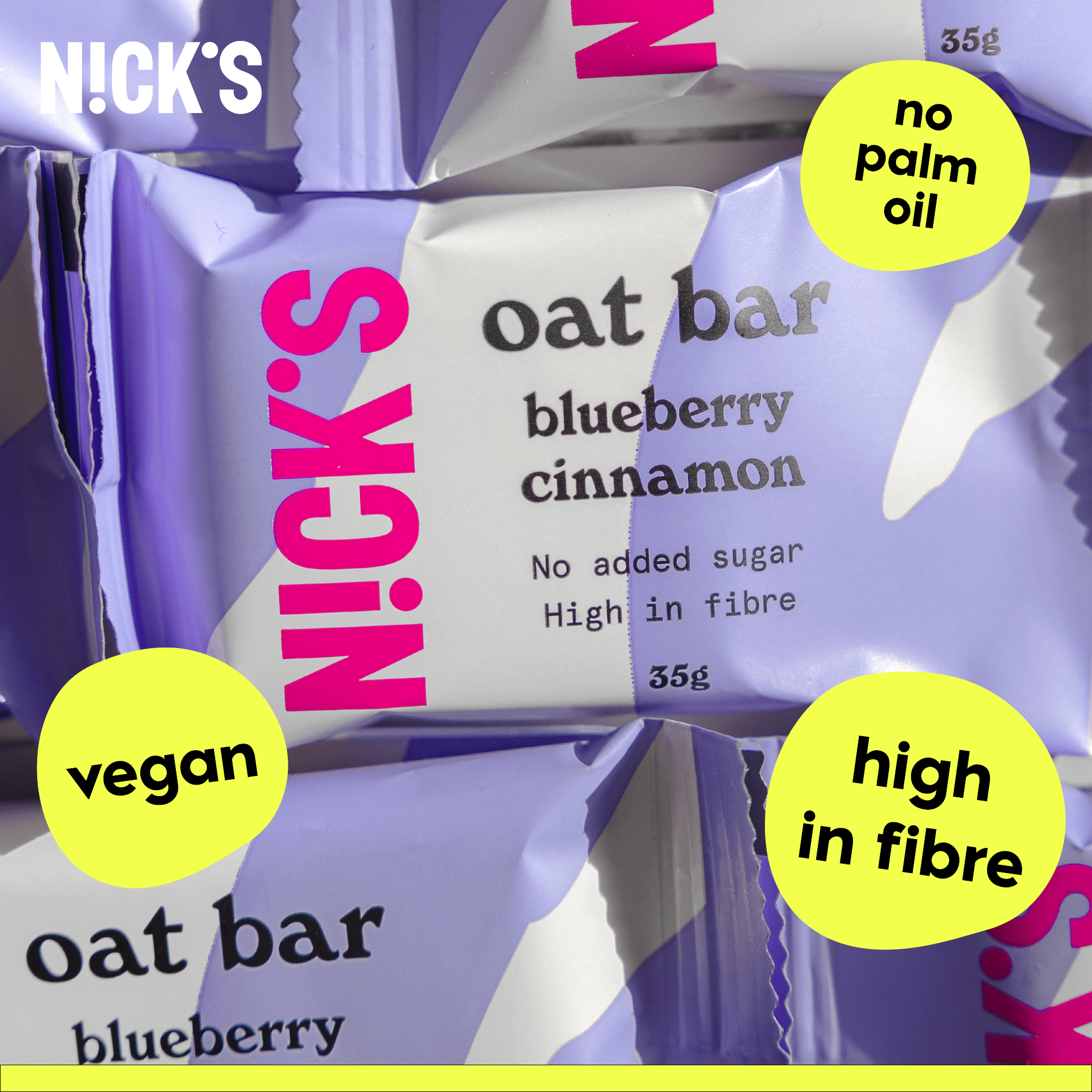 NICK’S Blueberry Cinnamon Oat Bar 35 g