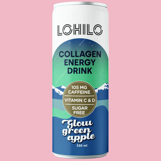 Kollagēna dzēriens "Glow Green Apple" 330ml