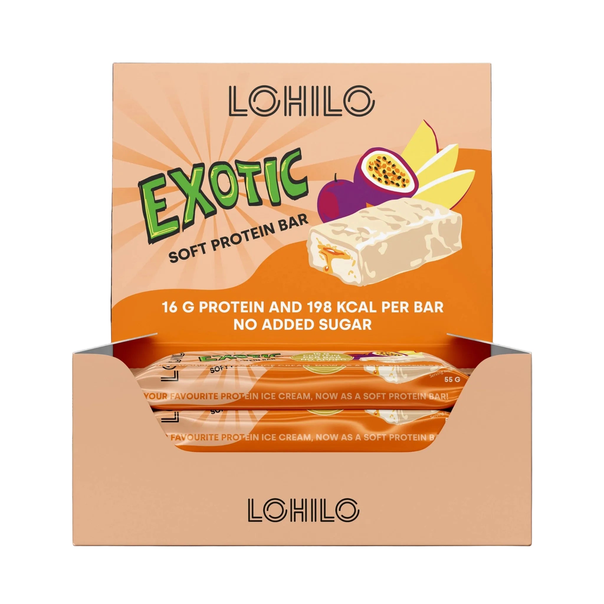 LOHILO Exotic Protein Bar Box of 12