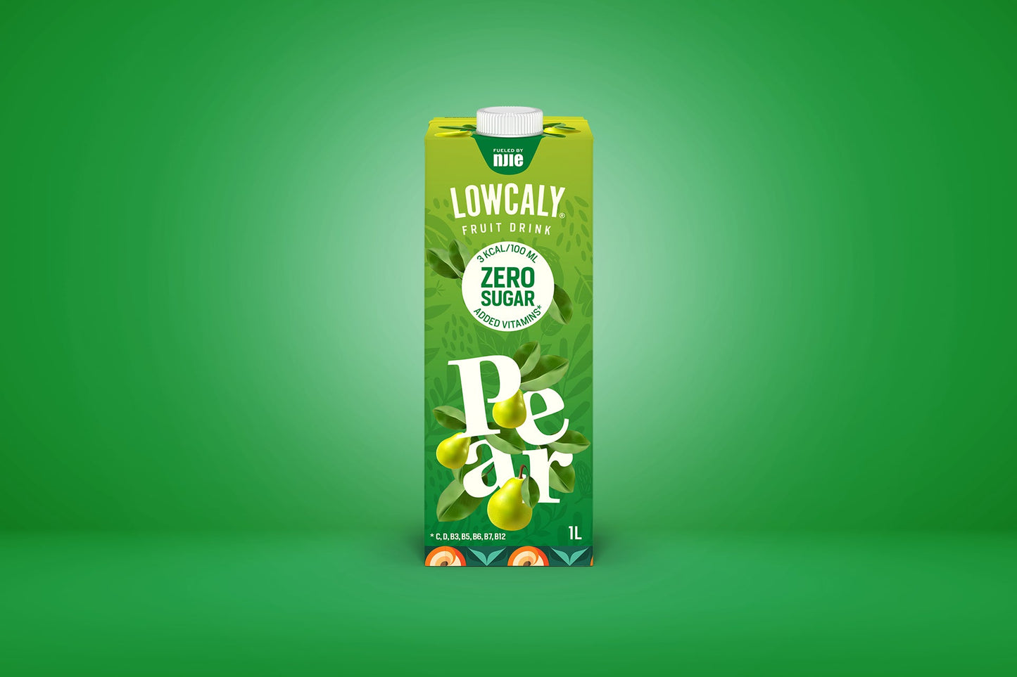 NJIE - Lowcaly suhkruvaba puuviljajook "pear" 10 x 1L - njom.ee