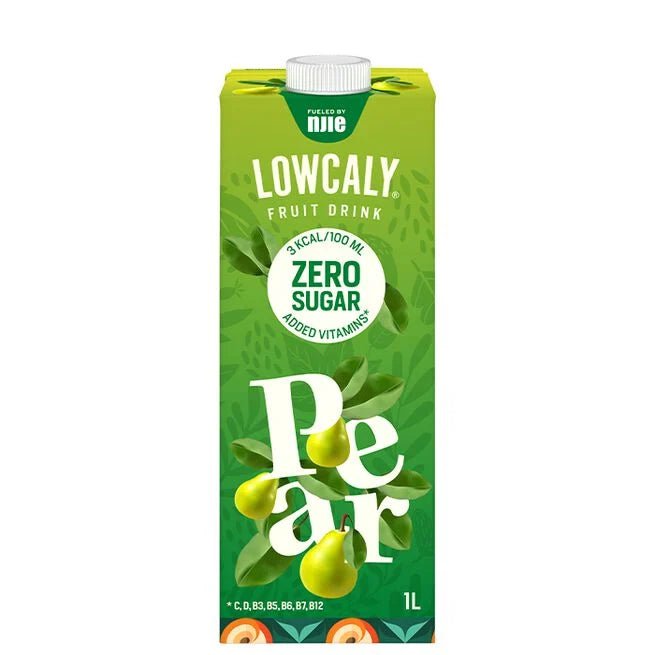 NJIE - Lowcaly suhkruvaba puuviljajook "pear" 1L - njom.ee