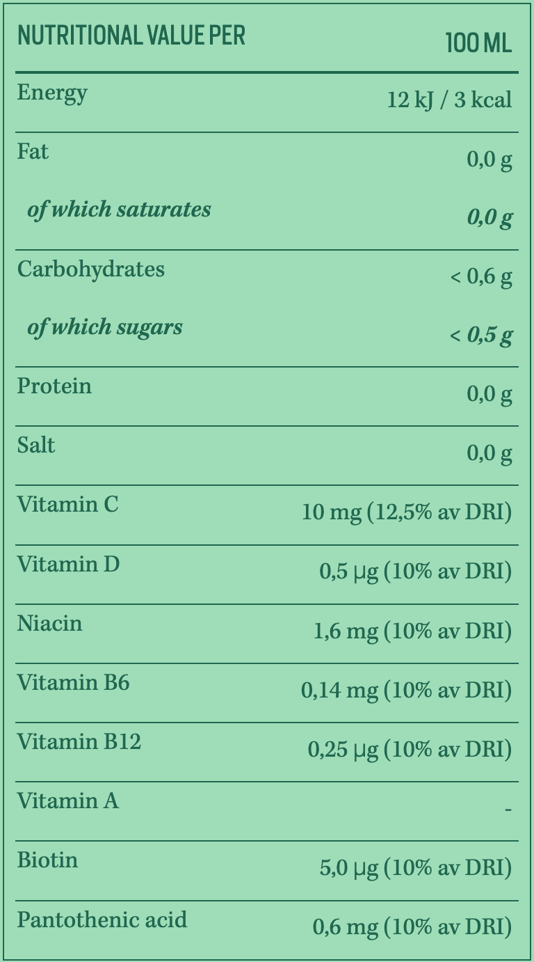 NJIE - Lowcaly suhkruvaba puuviljajook "pear" 1L - njom.ee