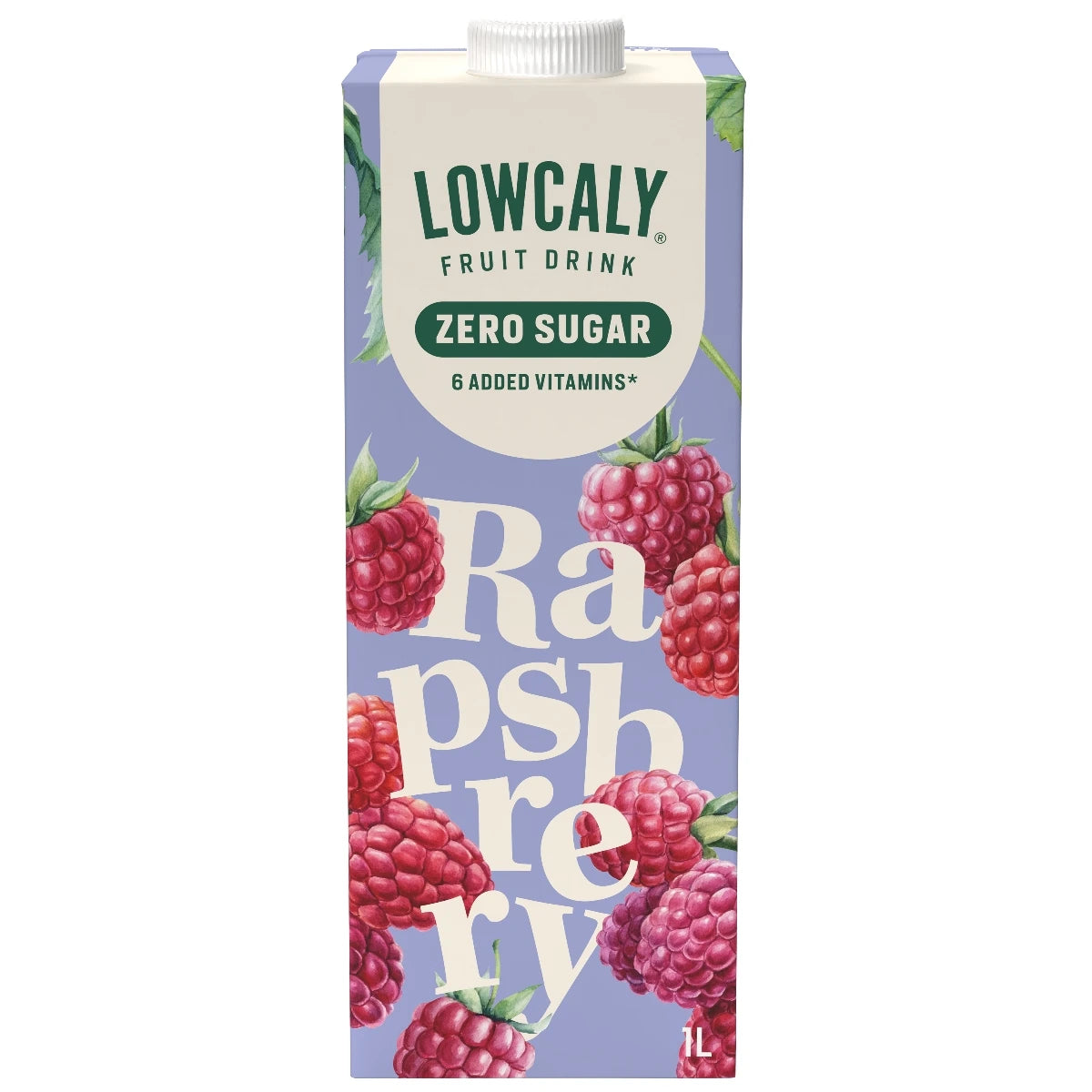 NJIE Lowcaly Raspberry Sorbet Sugar-Free Fruit Drink Box of 10