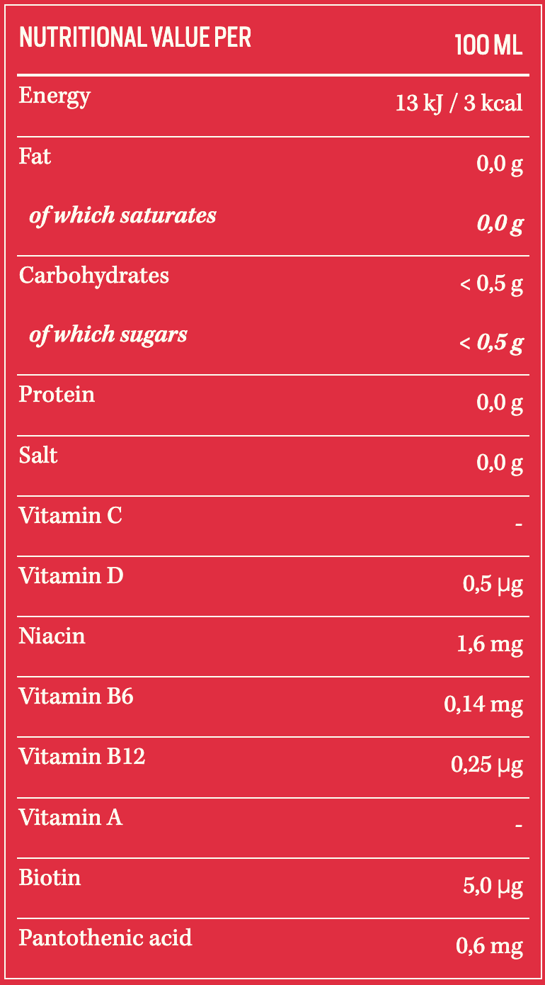 NJIE - Lowcaly suhkruvaba puuviljajook "strawberry" 1L - njom.ee