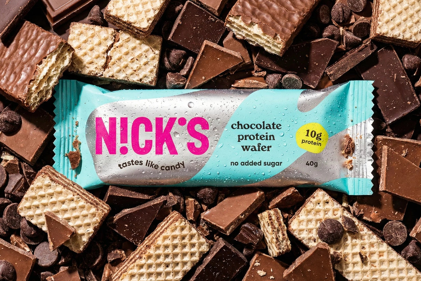 Proteino vaflis „šokoladas“ 24 x 40g