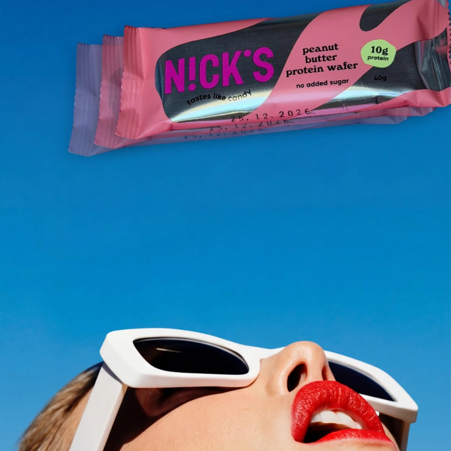 Protein waffle "peanut butter" 12 x 40g