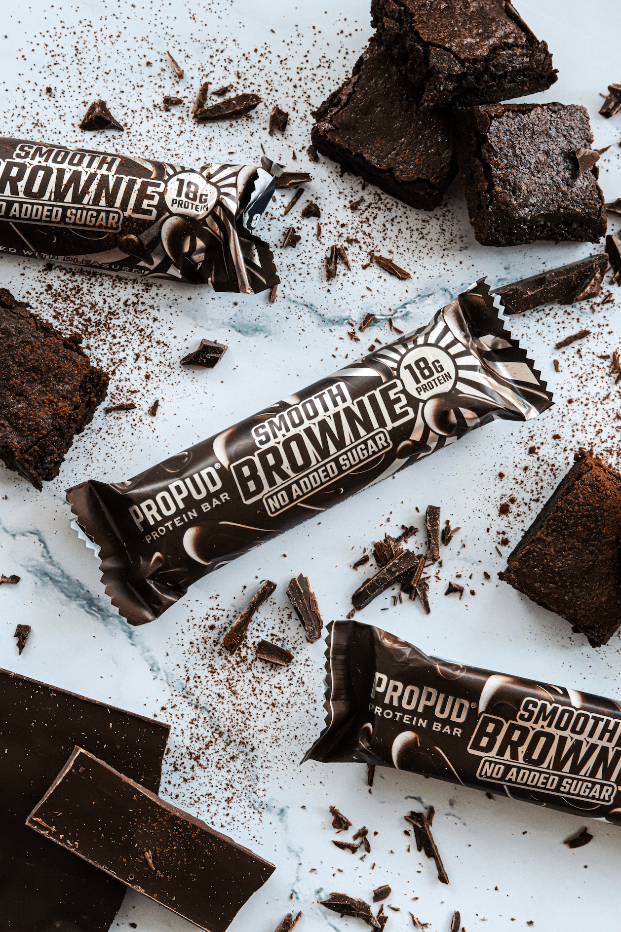 NJIE - ProPud proteiinibatoon "smooth brownie" 12 x 55g - njom.ee