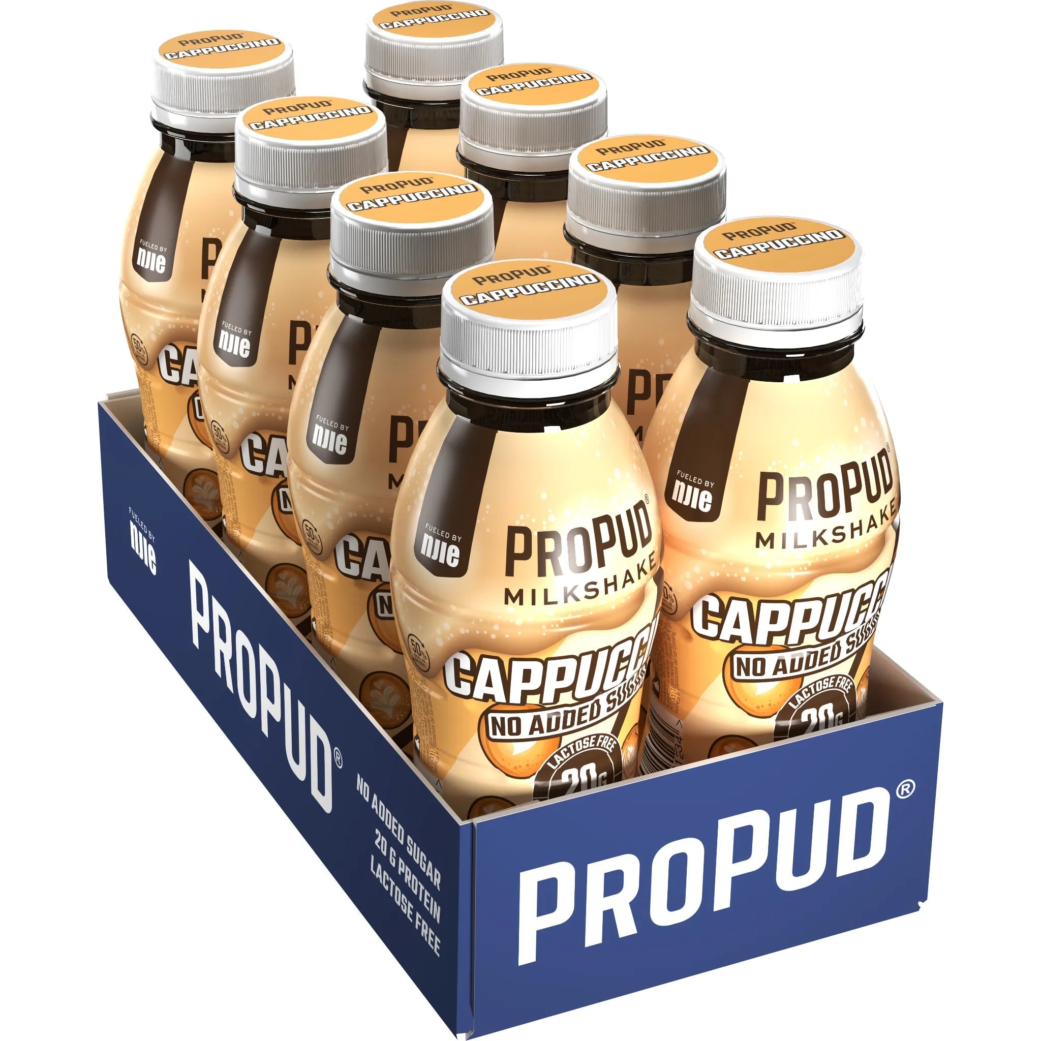 NJIE ProPud Cappuccino Protein Shake Box of 8