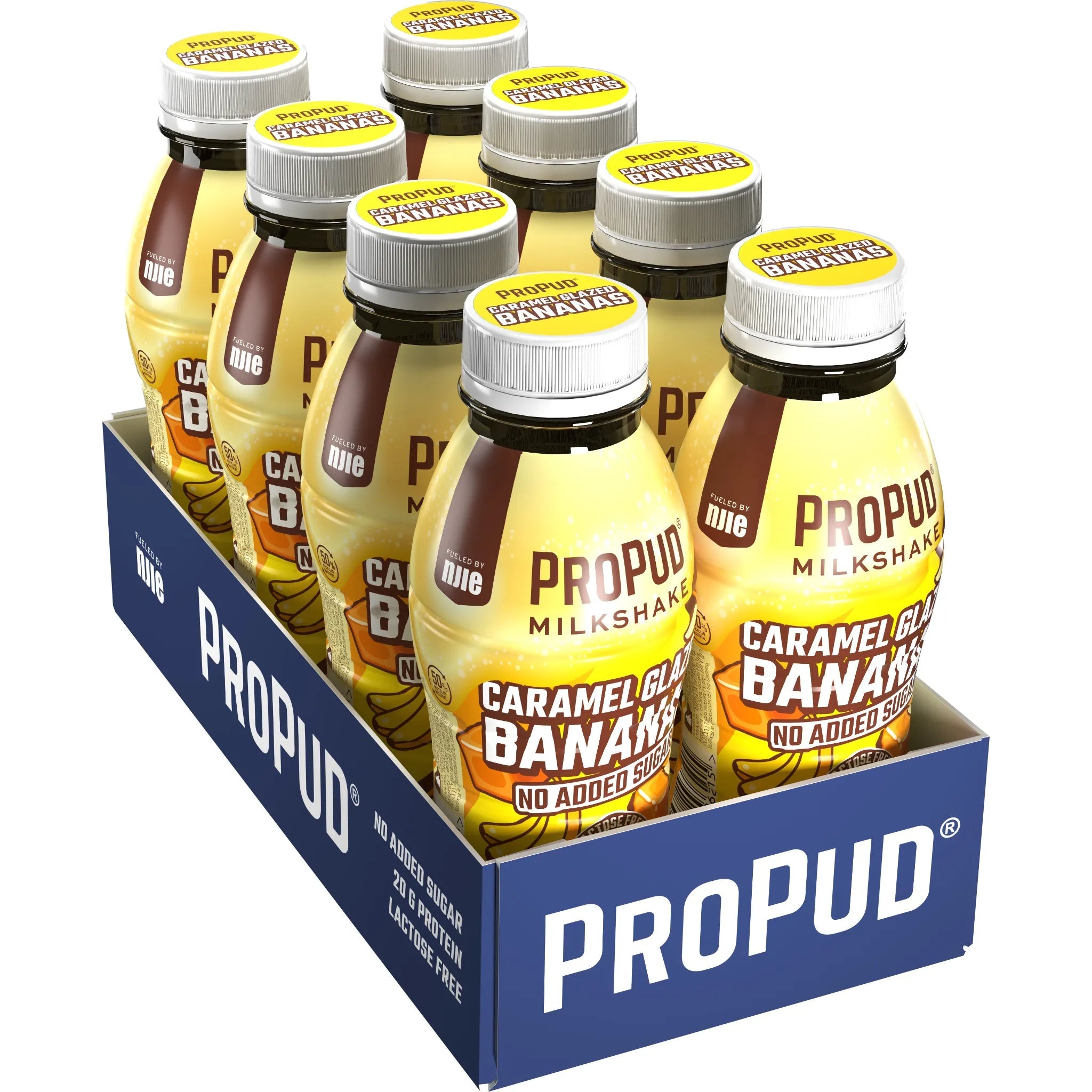 NJIE ProPud Caramel Glazed Bananas Protein Shake Box of 8