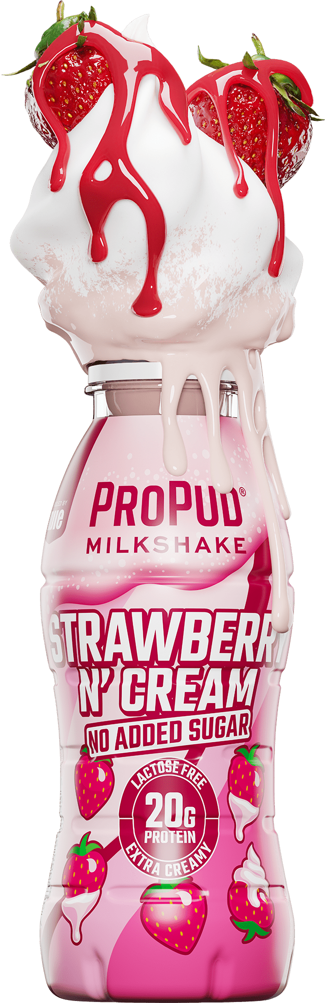 NJIE - ProPud proteiinisheik "strawberry n' cream" 8 x 330ml - njom.ee