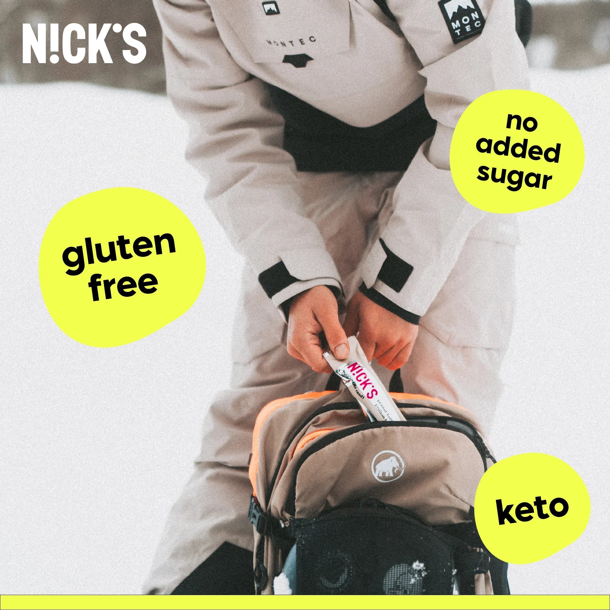 NICK'S Caramel Chocolate Protein Bar 50 g