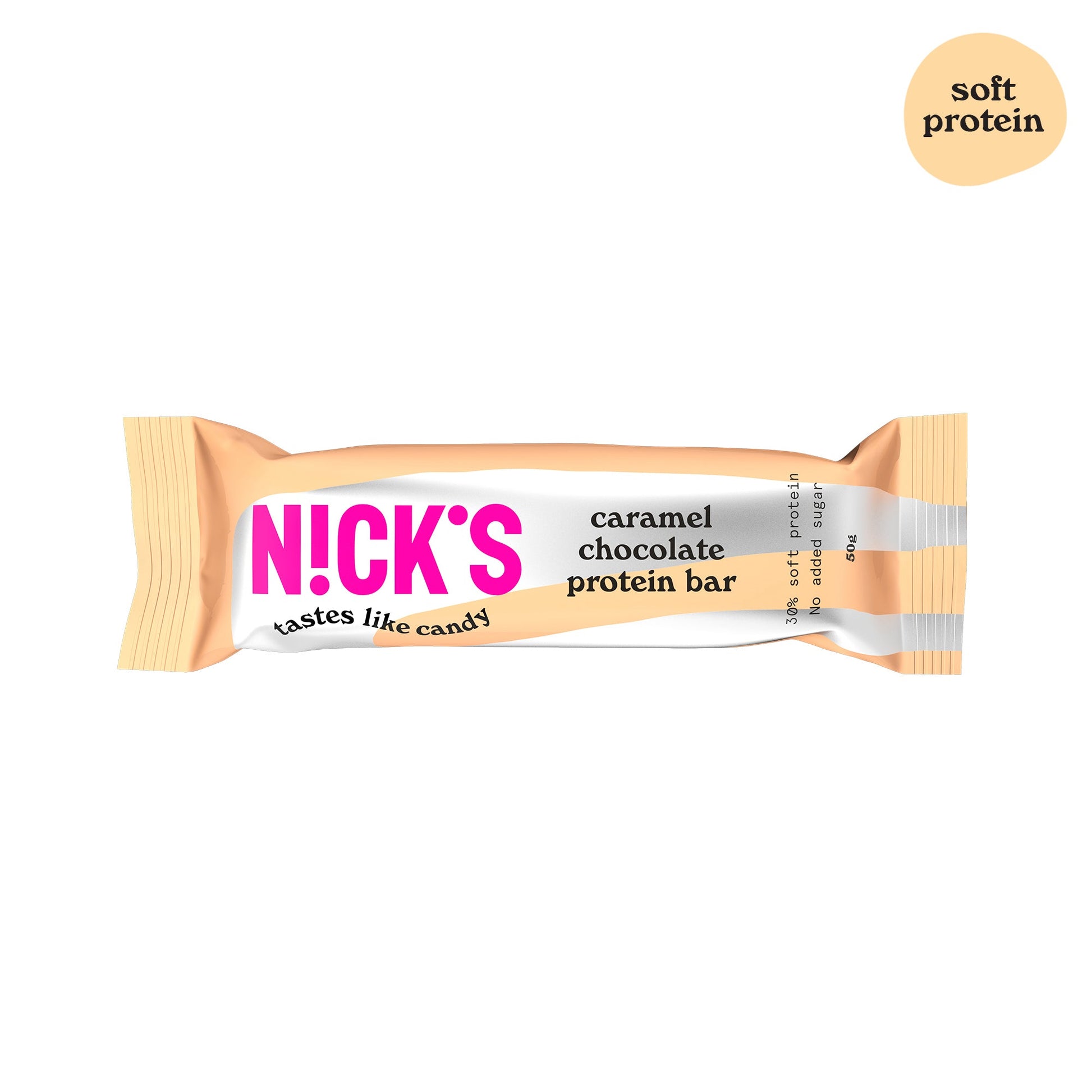 NICK'S - Proteiinibatoon "caramel chocolate" 50g - njom.ee