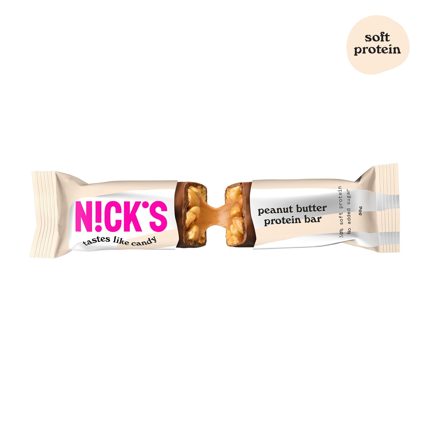 NICK'S - Proteiinibatoon "peanut butter" 50g - njom.ee