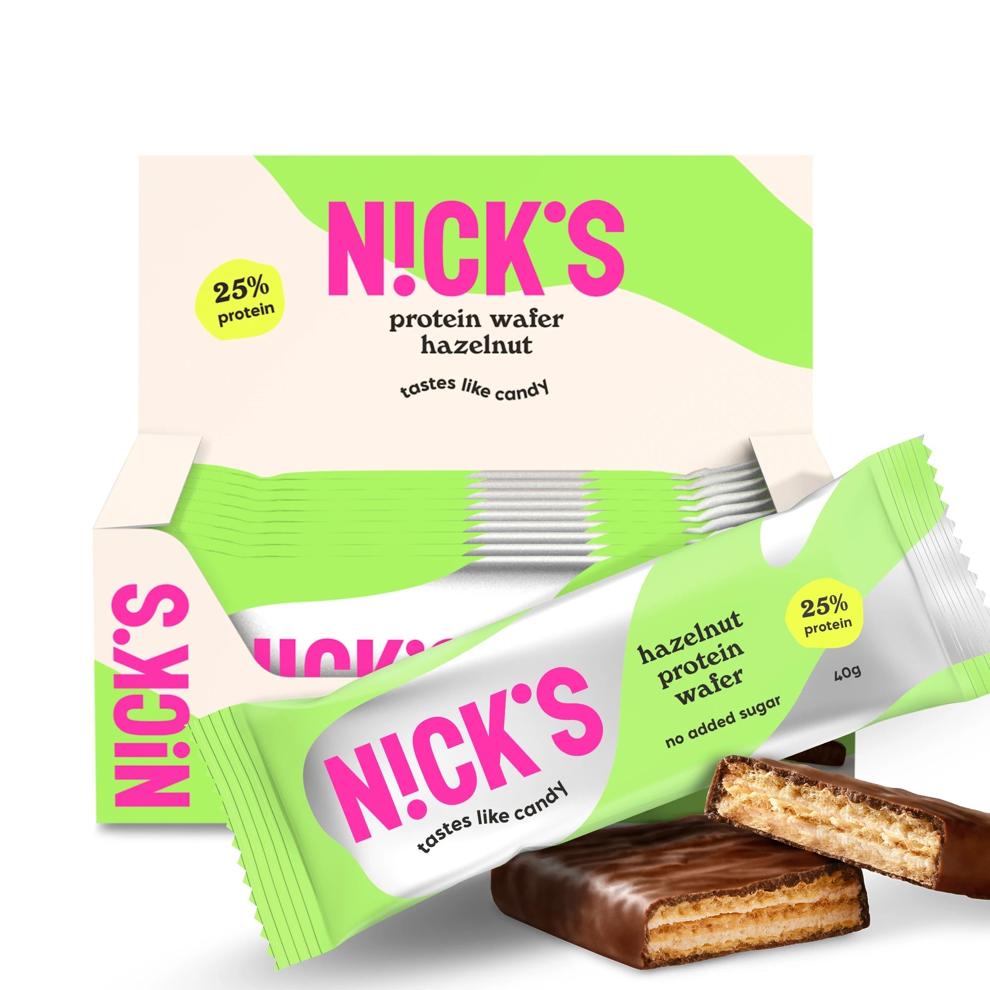 NICK'S Hazelnut Protein Wafer Box of 12