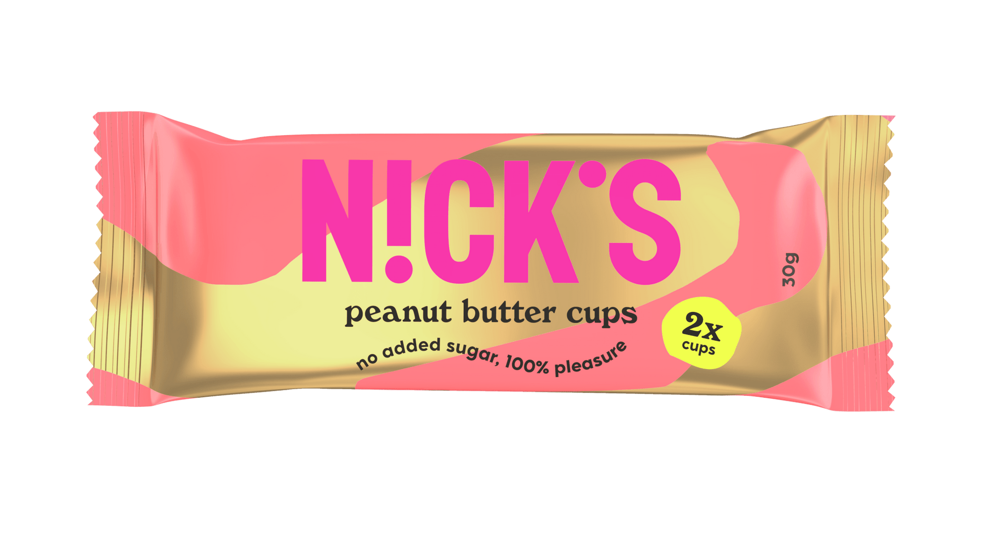 NICK'S - Šokolaaditops maapähklikreemiga 12 x 30g (2x15g) - njom.ee