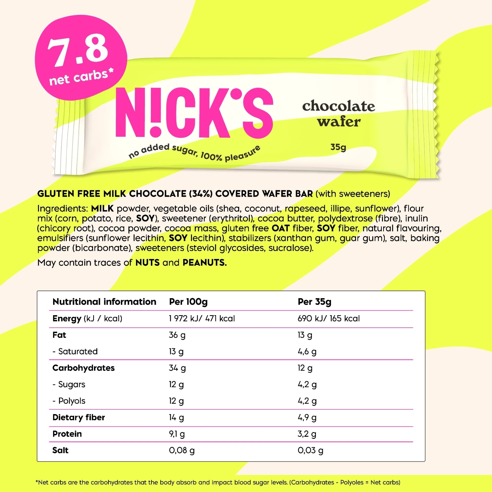 NICK’S Chocolate Wafer 35 g