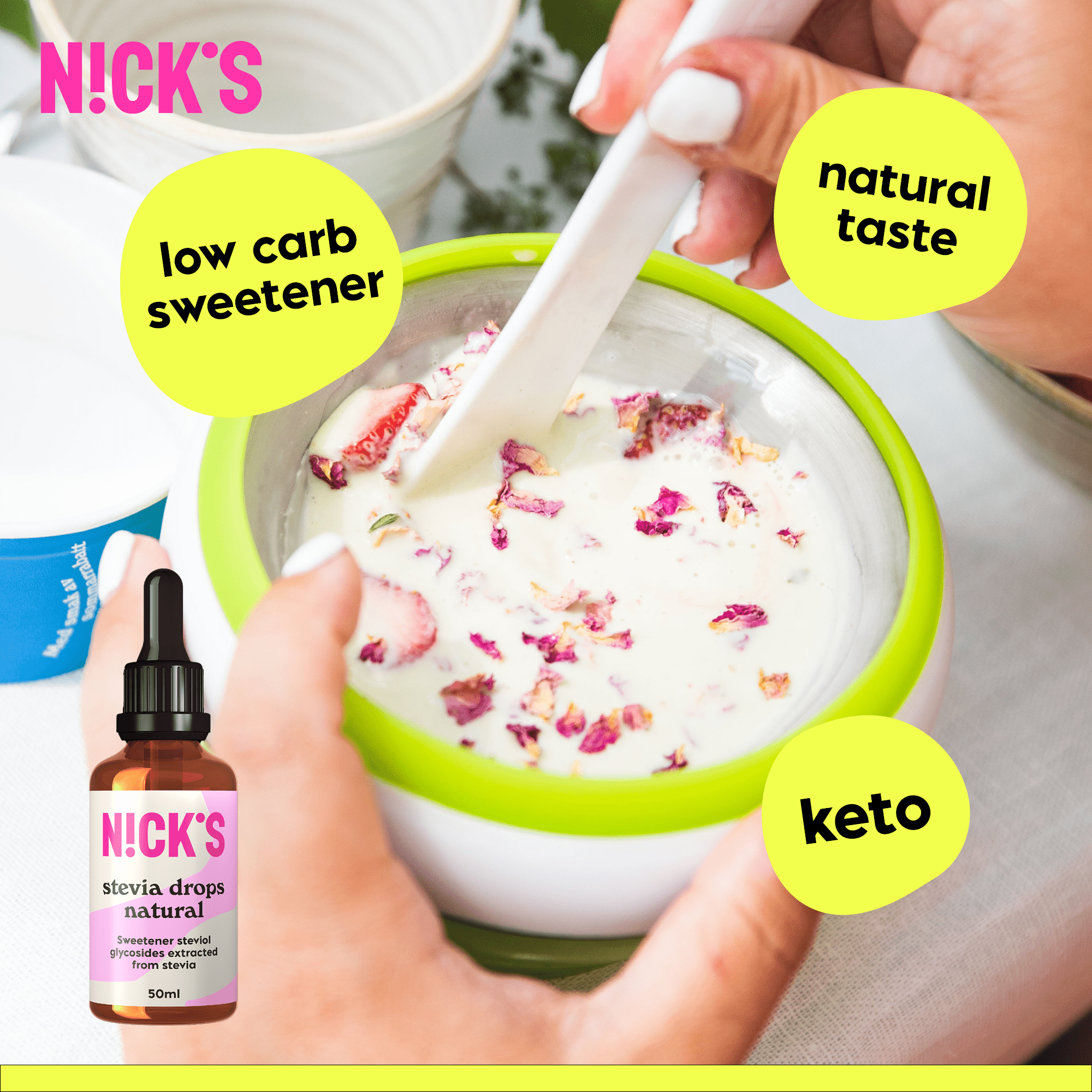 NICK’S Vanilla Stevia Drops 50 ml