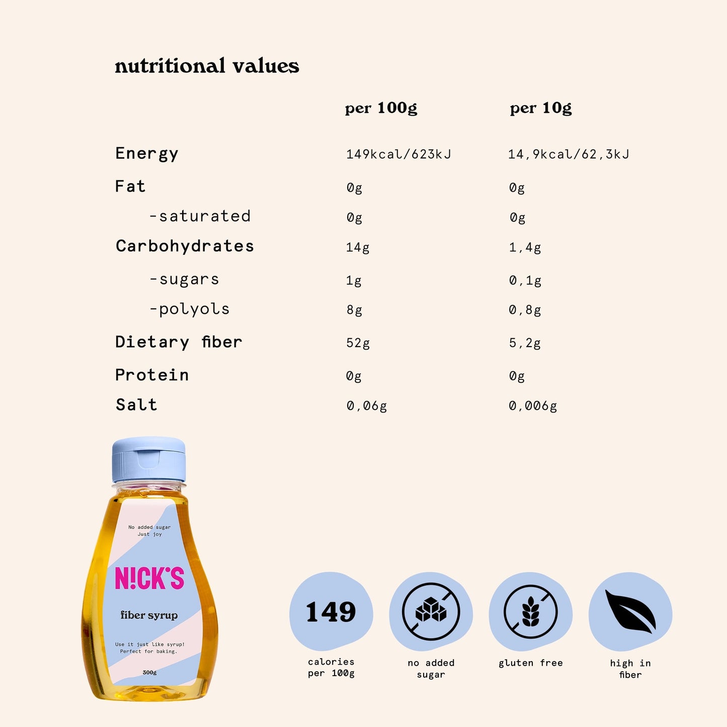 NICK'S-Kiudaine siirup - njom.ee